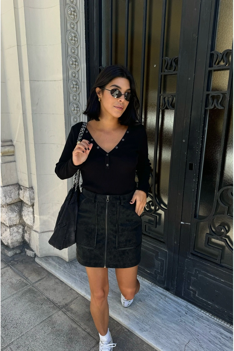 VILA A/S BLACK BEAUTY JUPES COURTES