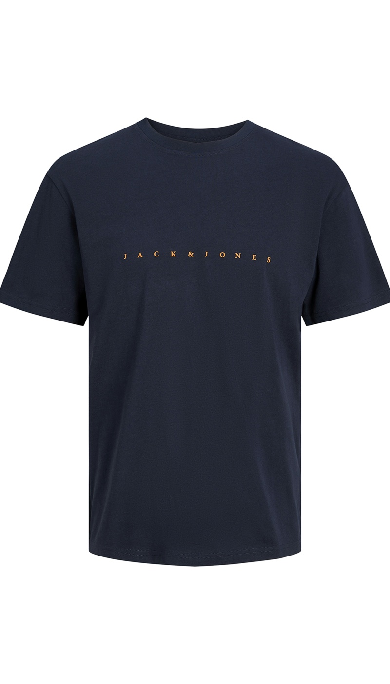 JACKandJONES DARK NAVY T-SHIRTS MC