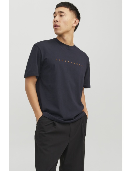 JACKandJONES DARK NAVY T-SHIRTS MC