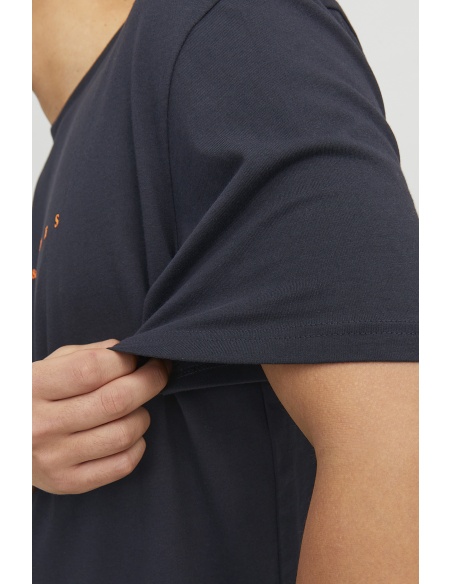 JACKandJONES DARK NAVY T-SHIRTS MC