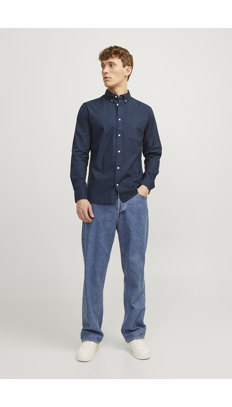 Maglietta blu navy JPRBLUBROOK Jack&Jones - 1 | TOP
