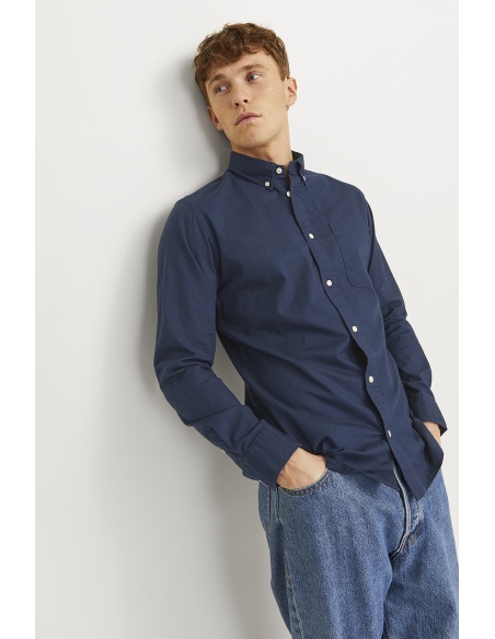 JACKandJONES NAVY BLAZER CHEMISES ML