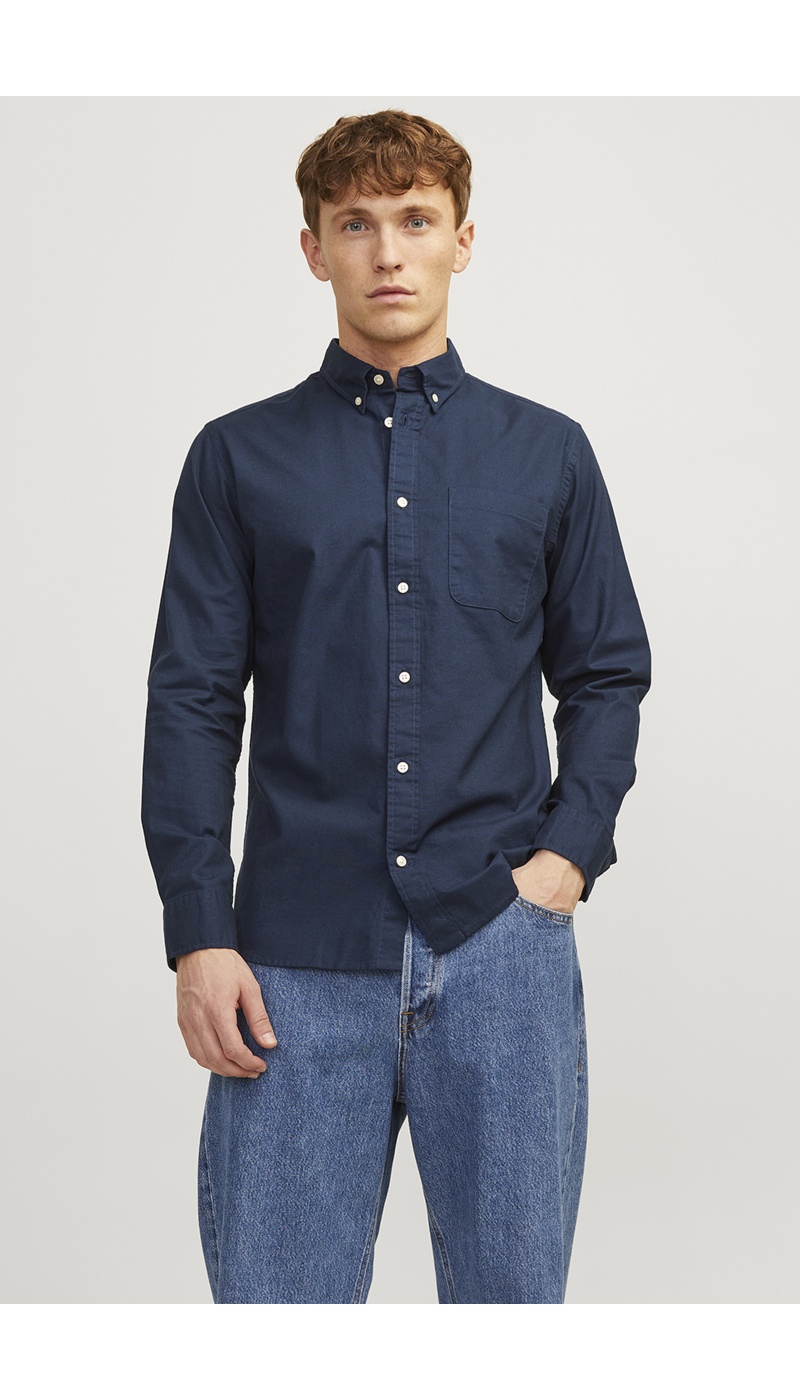 JACKandJONES NAVY BLAZER CHEMISES ML