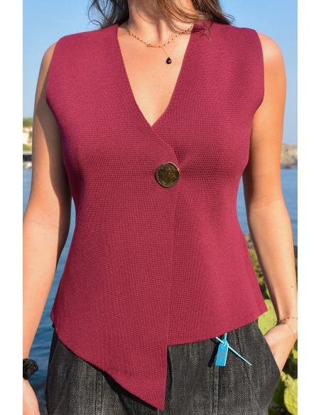 Haut Maille Bordeaux EDITH
