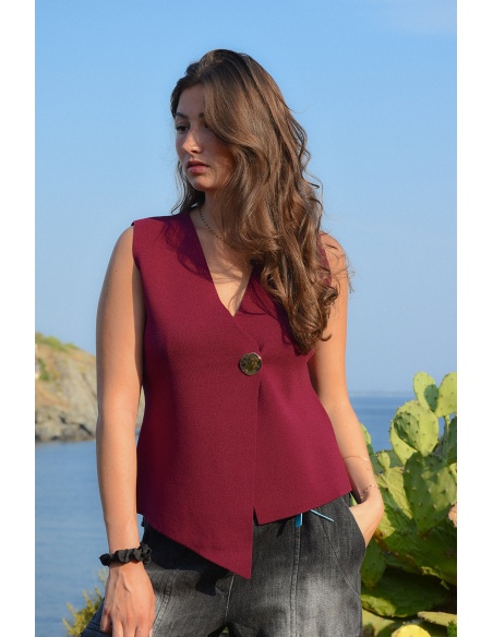 Haut Maille Bordeaux EDITH