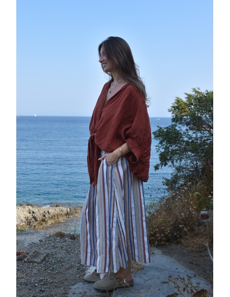 johanna toutoun RAYE BEIGE PANTALON FEMME