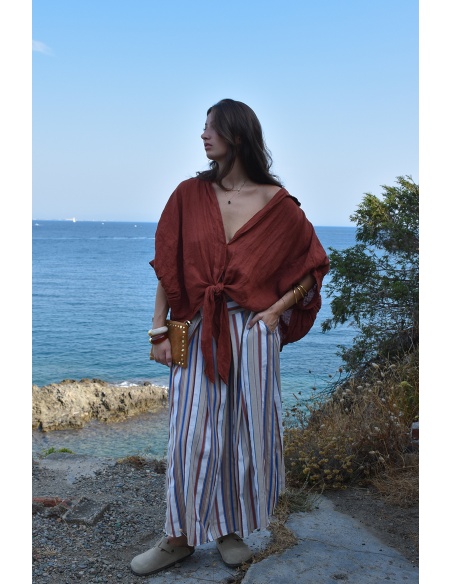 johanna toutoun RAYE BEIGE PANTALON FEMME