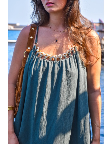 Robe Bijoux Kaki NOVA