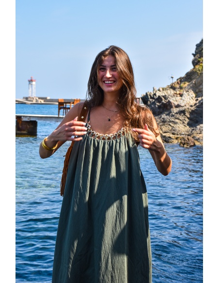 EMMY MODA 201 SCP BIJOUX KAKI ROBES FEMME