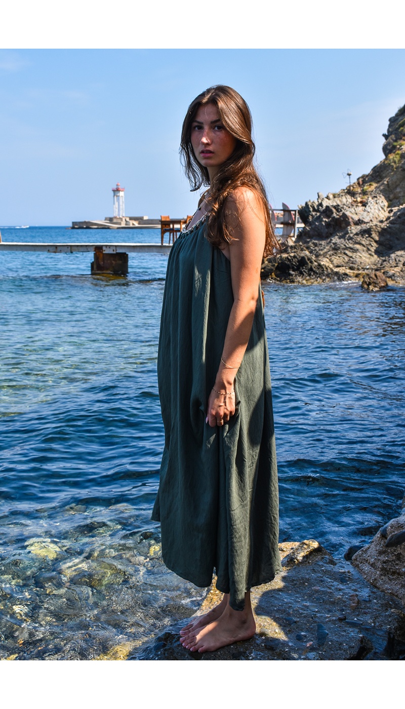EMMY MODA 201 SCP BIJOUX KAKI ROBES FEMME