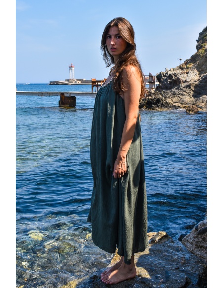 EMMY MODA 201 SCP BIJOUX KAKI ROBES FEMME