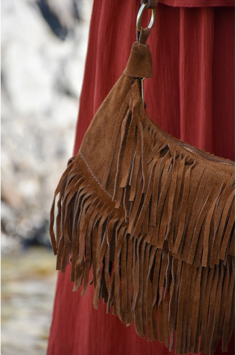 FLORA AND GEAN IMPORT FRANGE COGNAC POCHETTE 2