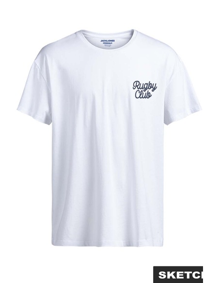 JACKandJONES BRIGHT WHITE T-SHIRTS MC