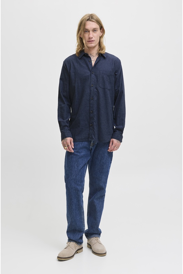 Navy shirt JJECLASSIC Jack&Jones - 1 | TOPS