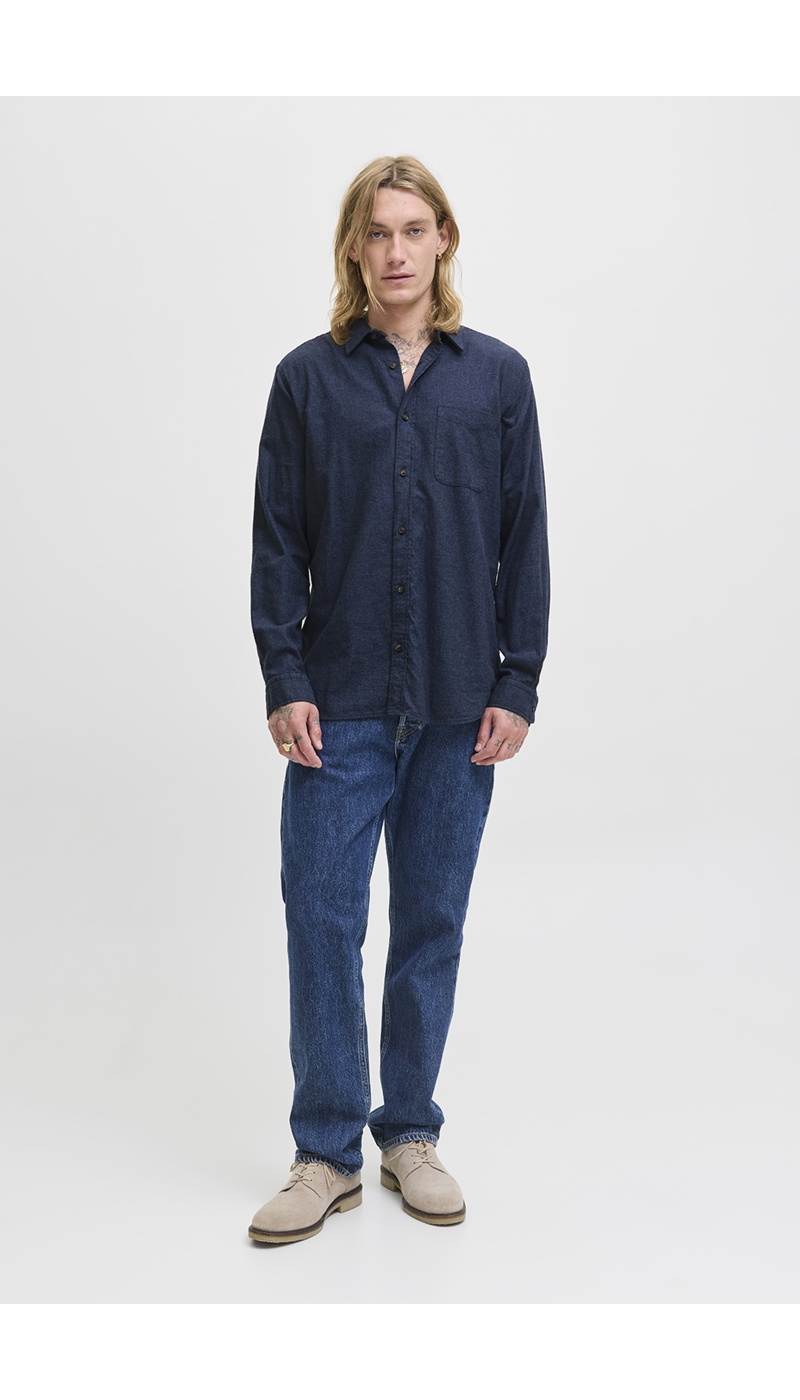 Navy shirt JJECLASSIC Jack&Jones - 1 | TOPS