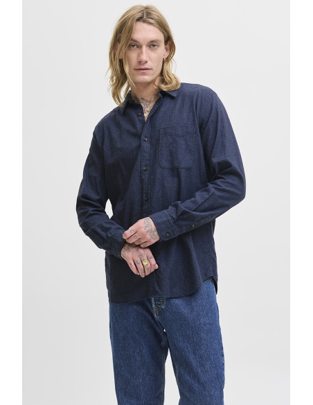 JACKandJONES NAVY BLAZER CHEMISES ML