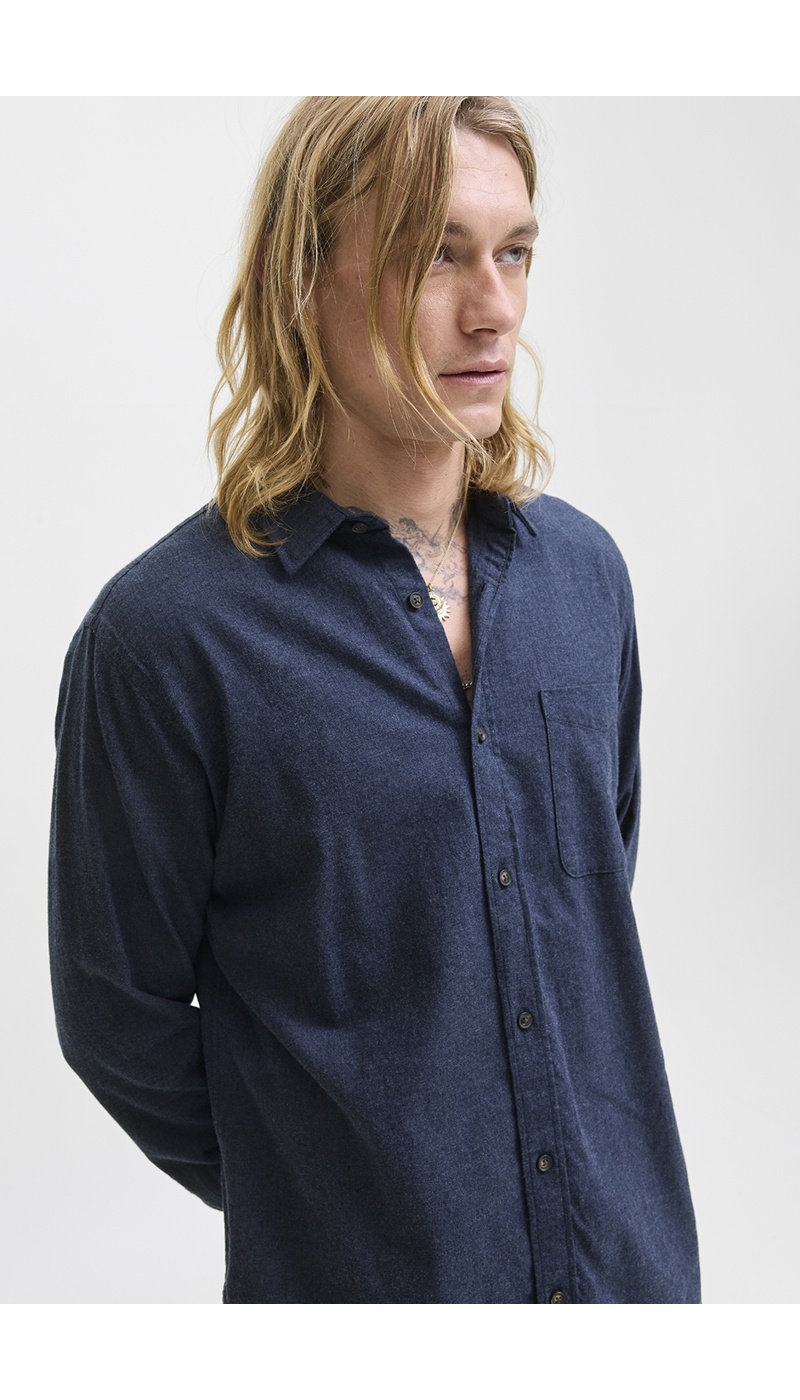 JACKandJONES NAVY BLAZER CHEMISES ML