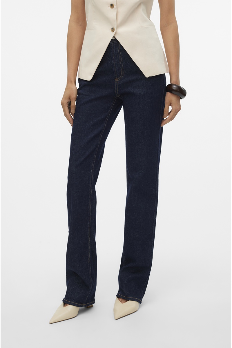 VERO MODA DARK BLUE JEANS 2
