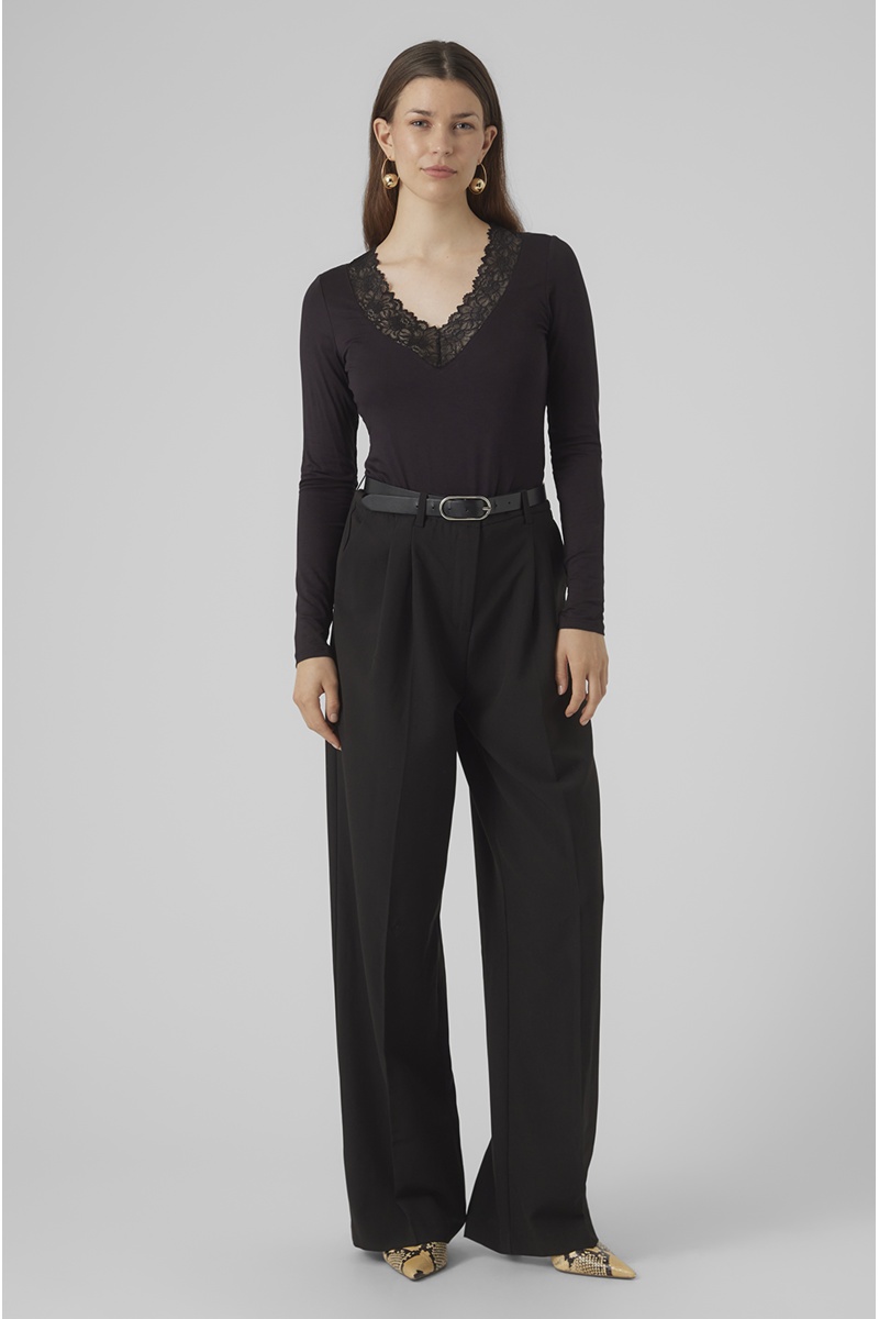 Top Dentelle Noir VMROSA