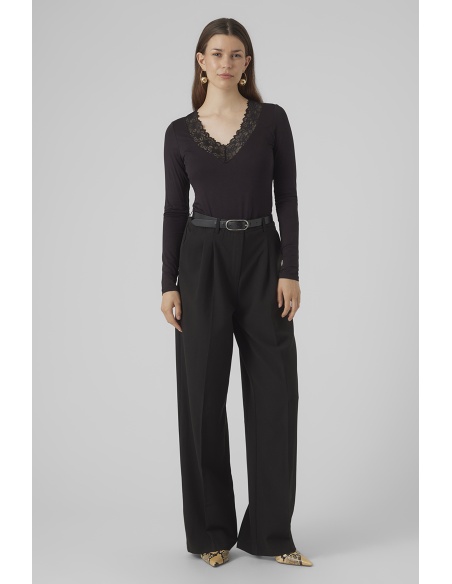 VERO MODA ELASTA BLACK TOPS