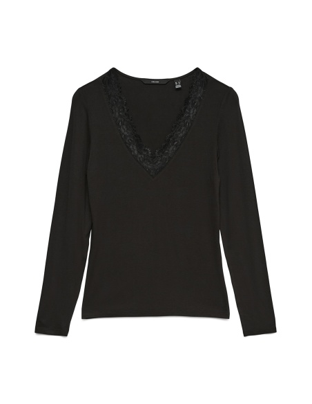 VERO MODA ELASTA BLACK TOPS