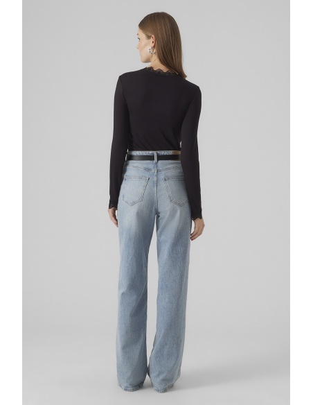 VERO MODA ELASTA BLACK TOPS
