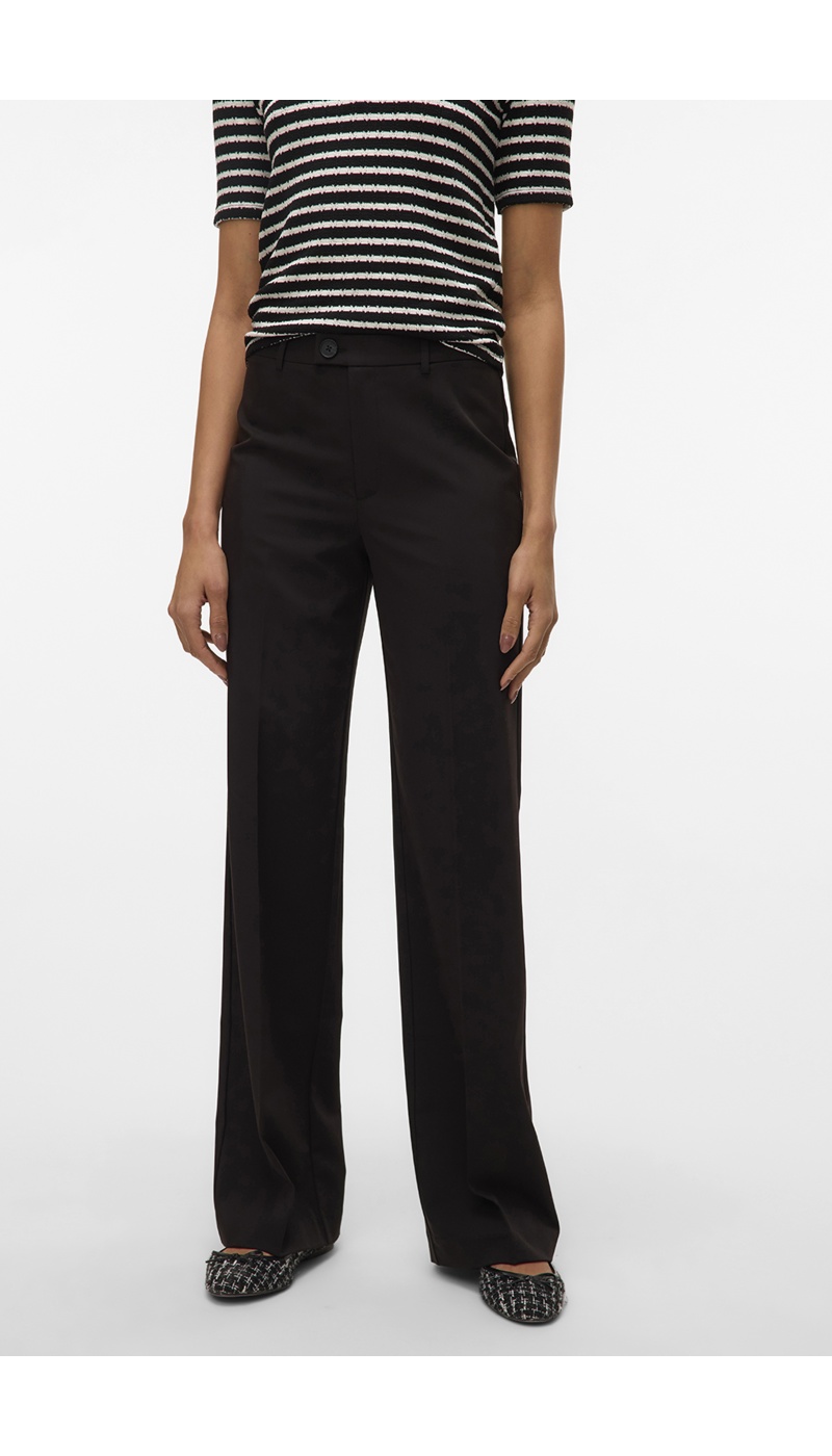 VERO MODA  BLACK PANTALONS
