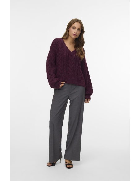 VERO MODA DARKGR EYMELA PANTALONS