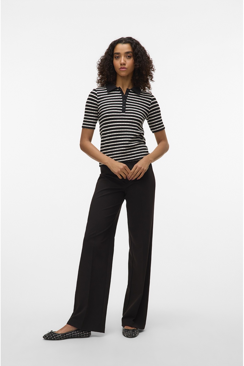 VERO MODA  BLACK PANTALONS