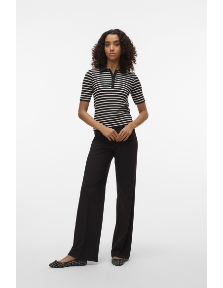 VERO MODA  BLACK PANTALONS