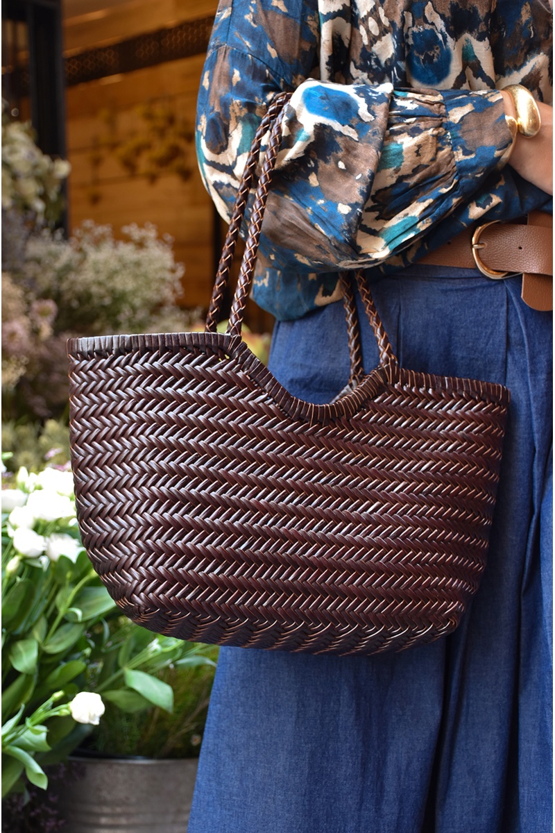 Sac Tressé Marron LOWELL