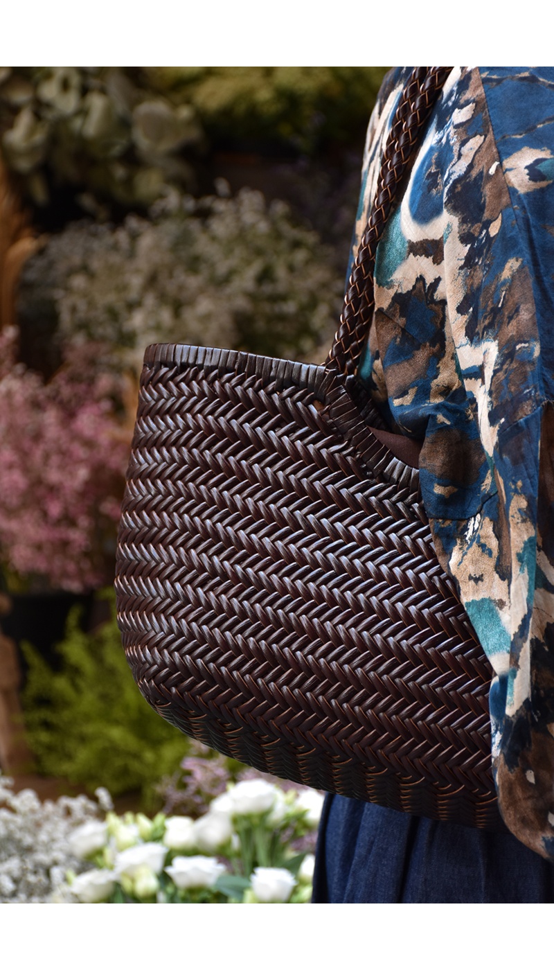 Sac Tressé Marron LOWELL
