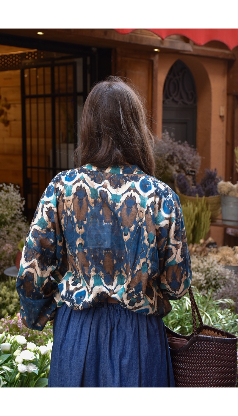 banditas ASTEK BLEU BLOUSE