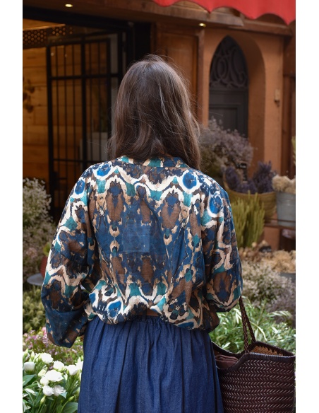 banditas ASTEK BLEU BLOUSE