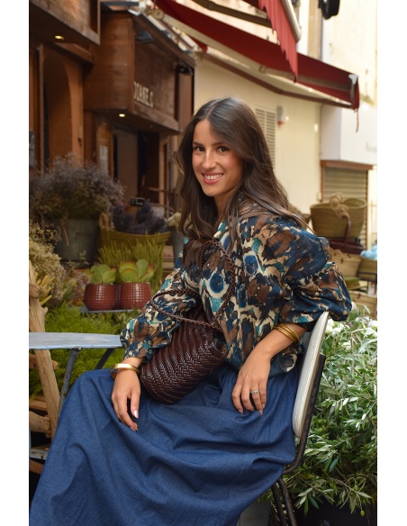 banditas ASTEK BLEU BLOUSE
