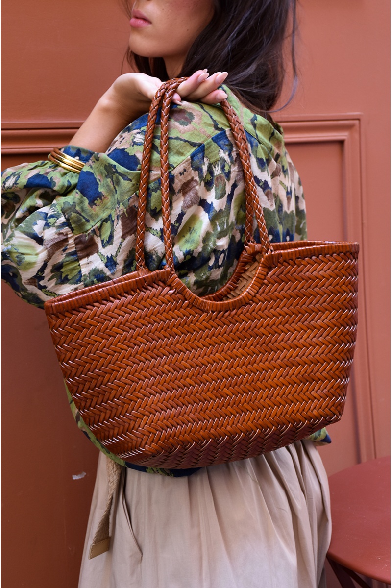 Sac Tressé Camel LOWELL