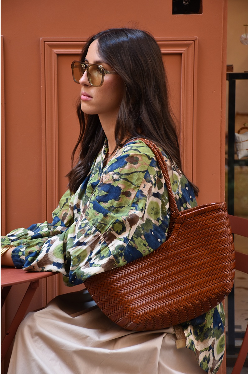 Sac Tressé Camel LOWELL 2