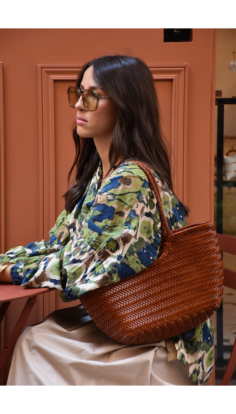 Sac Tressé Camel LOWELL