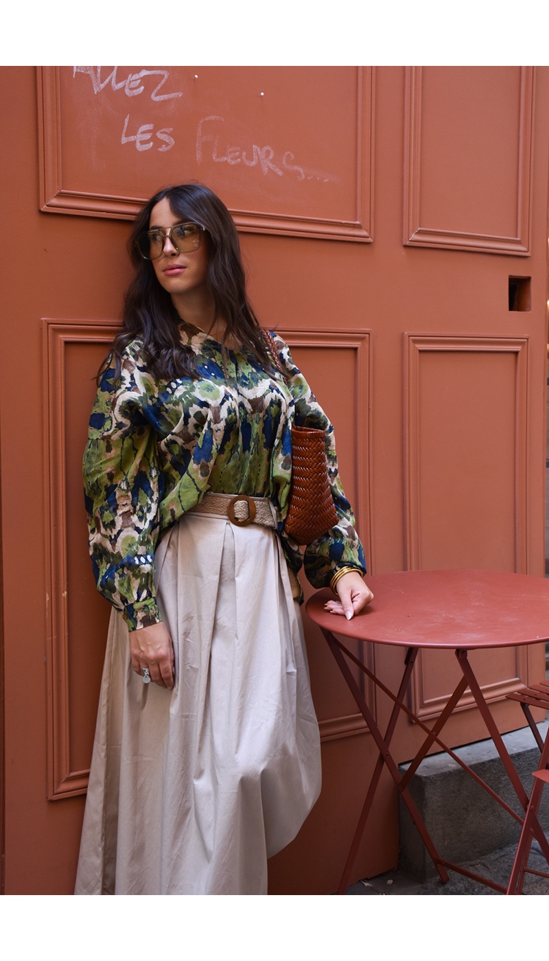 Jupe Pince Beige ISLA