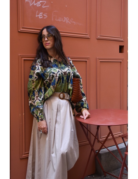 Jupe Pince Beige ISLA