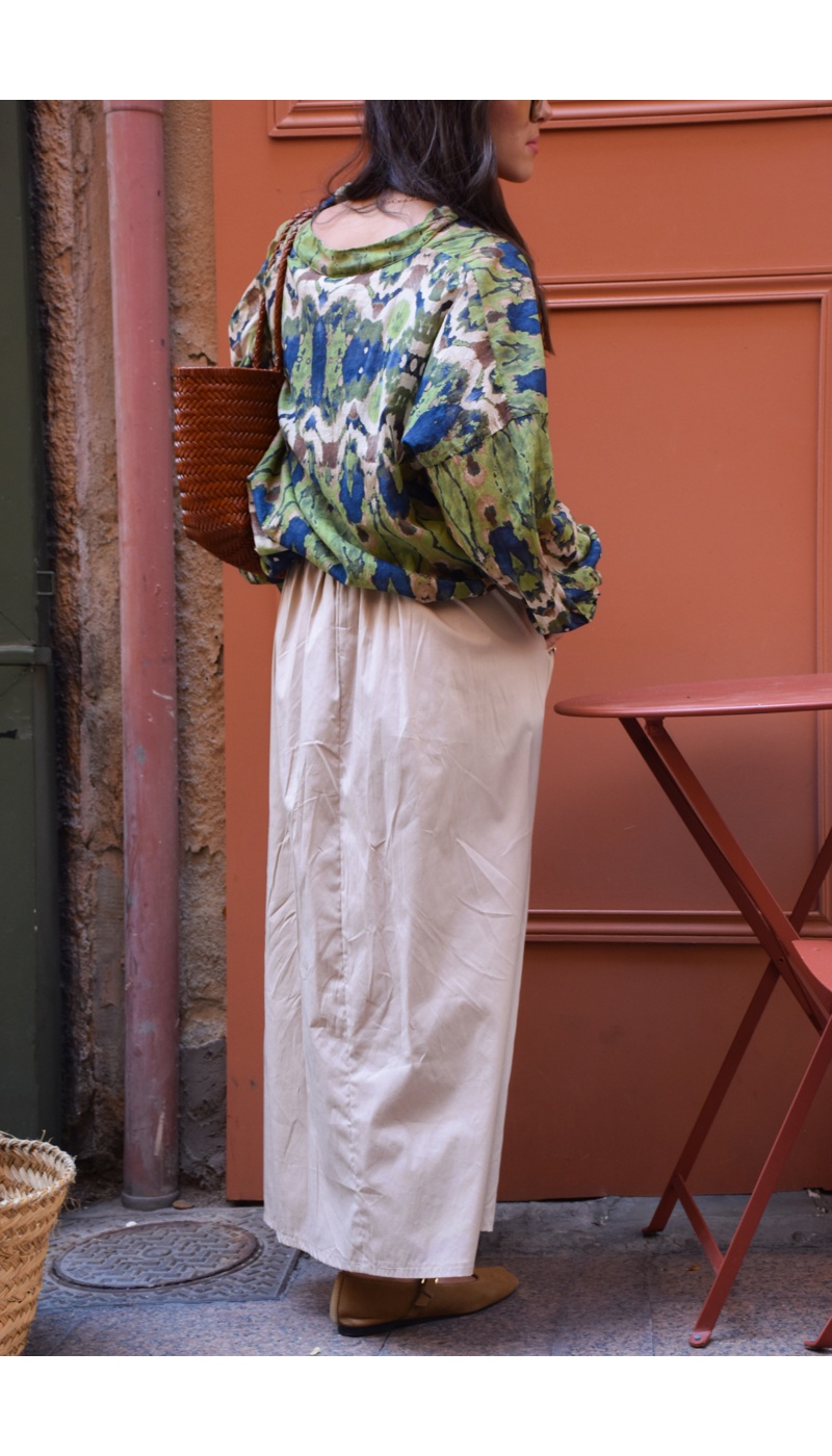 Jupe Pince Beige ISLA