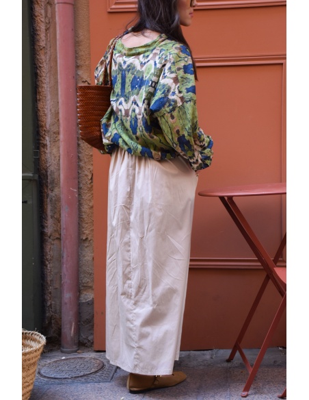Jupe Pince Beige ISLA