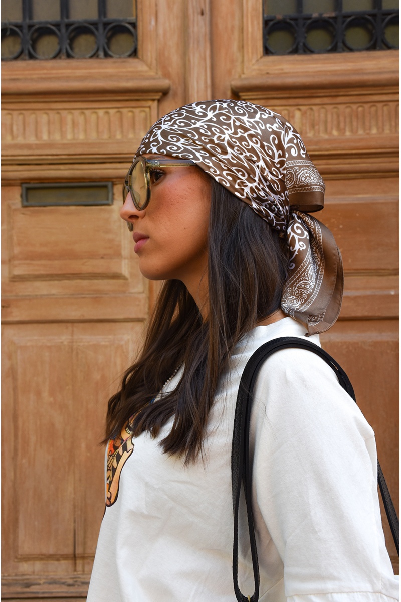 Foulard Imprimé Choco ROSA