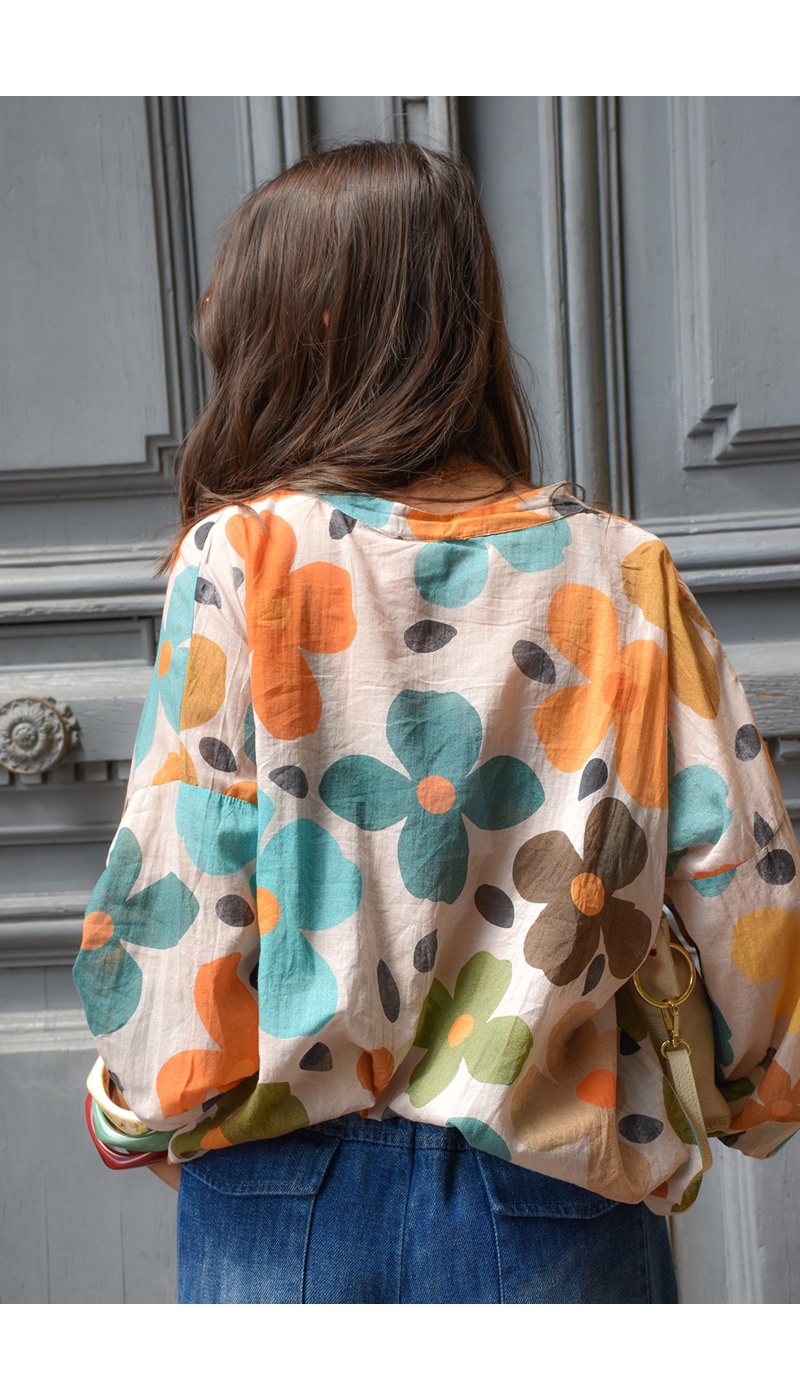 banditas FLEURS AQUORA BLOUSE