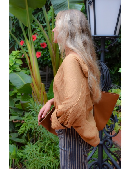 Banditas Camel AGATA Cotton Blouse