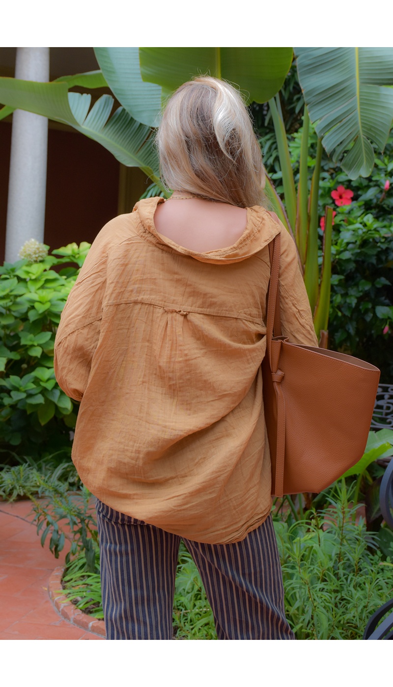 Banditas Camel AGATA Cotton Blouse