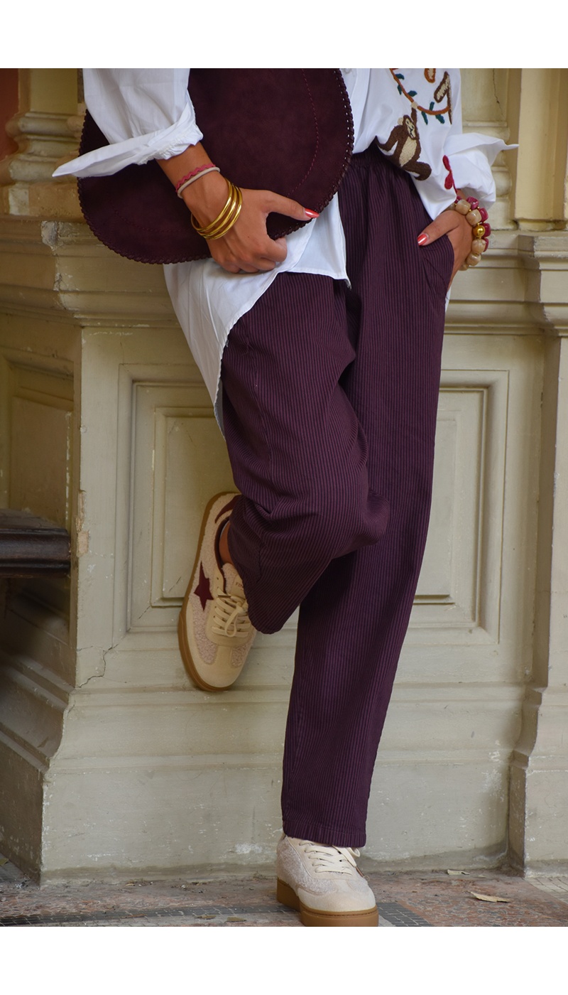 johanna toutoun RAYE BORDEA PANTALON FEMME