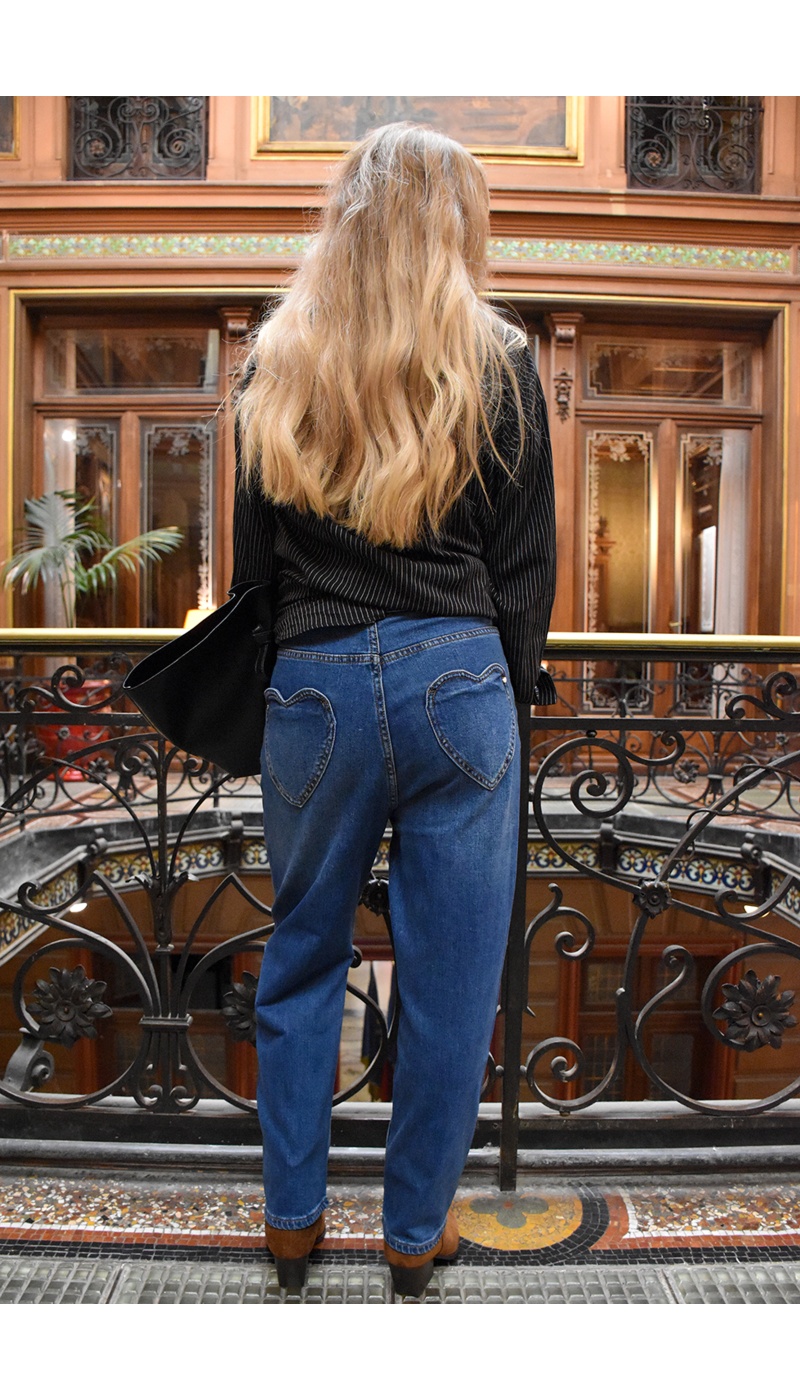 SEE YOU AGAIN SARL AROMA JEANS BLEU JEANS FEMME
