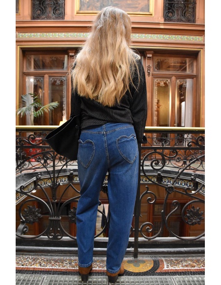 SEE YOU AGAIN SARL AROMA JEANS BLEU JEANS FEMME
