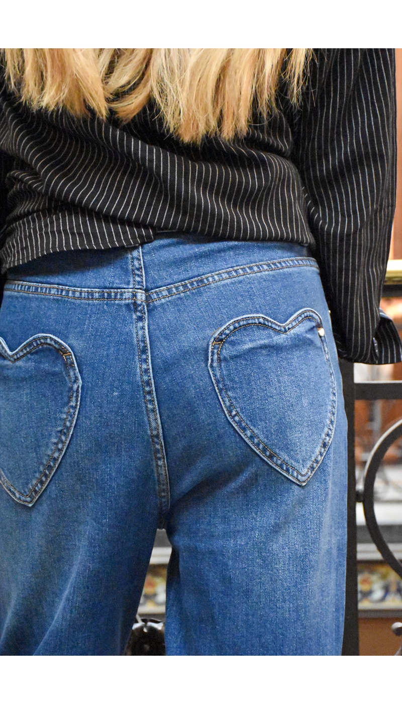 SEE YOU AGAIN SARL AROMA JEANS BLEU JEANS FEMME